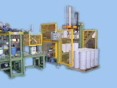 全自動(dòng)液體化工灌裝生產(chǎn)線 涂料灌裝_包裝機(jī)械欄目